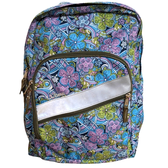 L.L. Bean Bags Ll Bean Floral Deluxe Backpack Poshmark